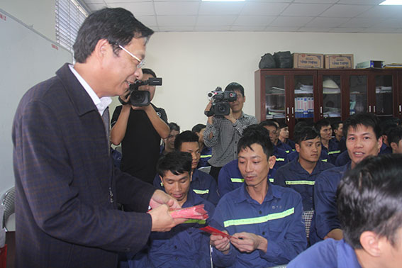 Đồng chí Bí thư Tỉnh Ủy Quảng Ninh Nguyễn Văn Đọc tới thăm và chúc tết Công ty cổ phần Than Núi Béo - Vinacomin Đồng chí Bí thư Tỉnh Ủy Quảng Ninh Nguyễn Văn Đọc tới thăm và chúc tết Công ty cổ phần Than Núi Béo - Vinacomin